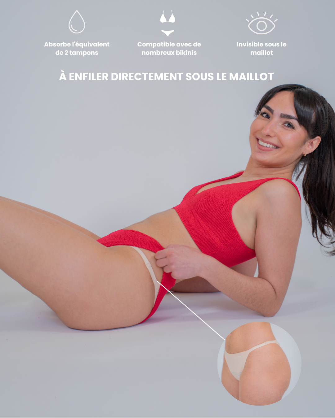 SOUS MAILLOT MENSTRUEL DUNA BIKINI