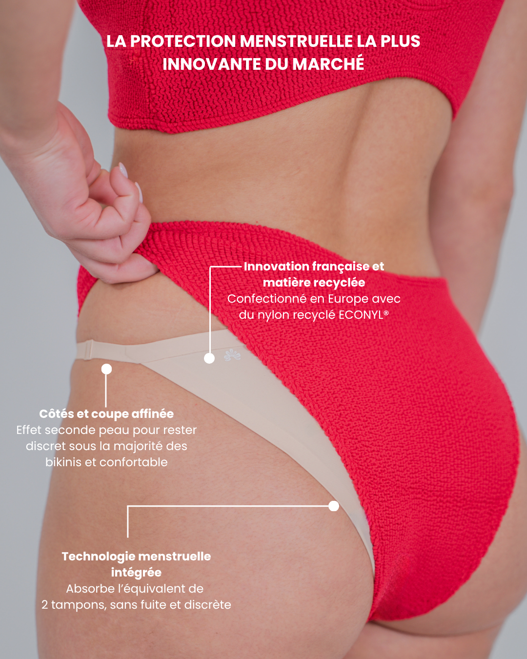 SOUS MAILLOT MENSTRUEL DUNA BIKINI