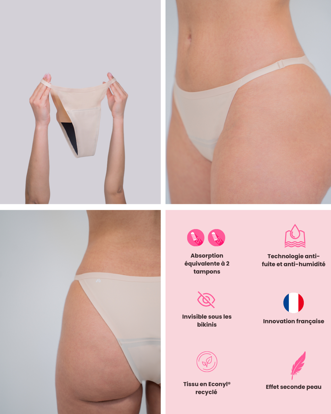 SOUS MAILLOT MENSTRUEL DUNA BIKINI